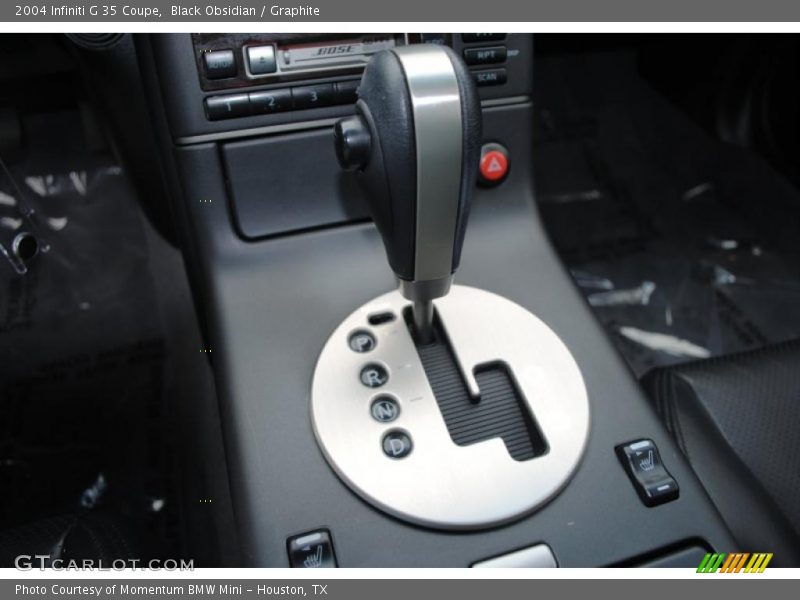 Black Obsidian / Graphite 2004 Infiniti G 35 Coupe