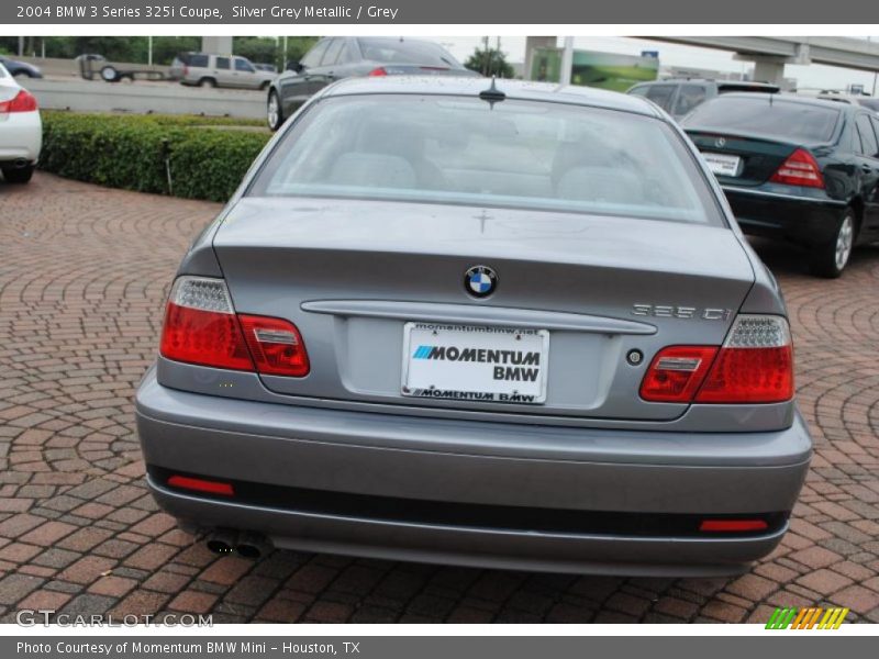 Silver Grey Metallic / Grey 2004 BMW 3 Series 325i Coupe