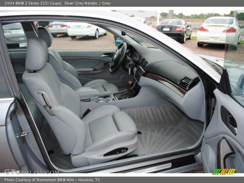 Silver Grey Metallic / Grey 2004 BMW 3 Series 325i Coupe