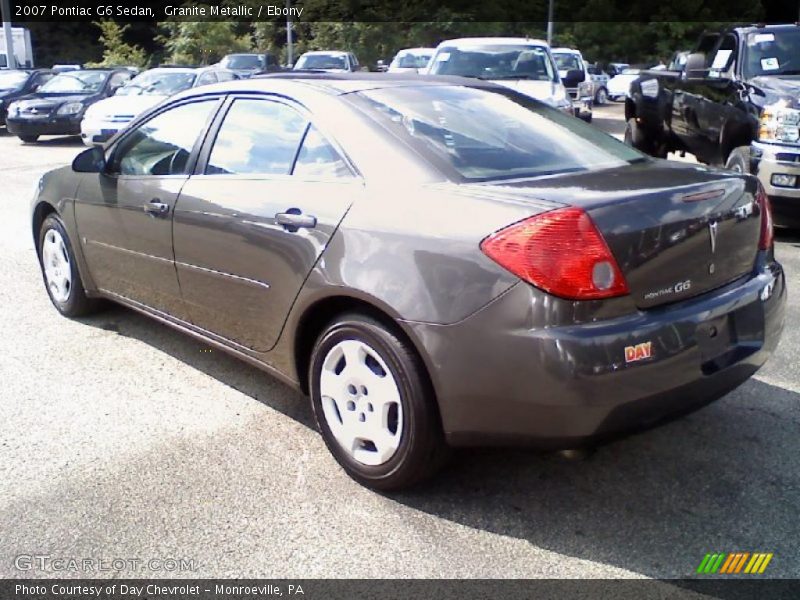 Granite Metallic / Ebony 2007 Pontiac G6 Sedan