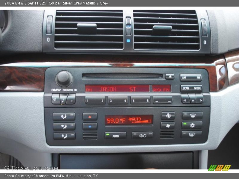 Silver Grey Metallic / Grey 2004 BMW 3 Series 325i Coupe