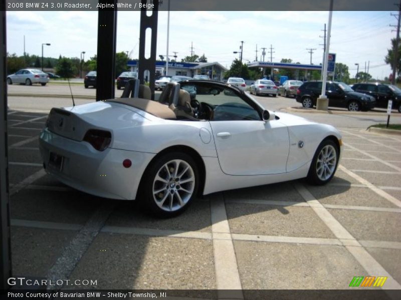 Alpine White / Beige 2008 BMW Z4 3.0i Roadster