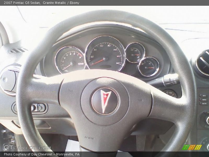 Granite Metallic / Ebony 2007 Pontiac G6 Sedan