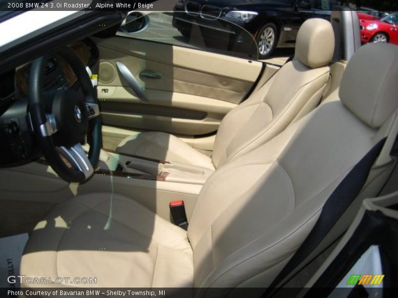Alpine White / Beige 2008 BMW Z4 3.0i Roadster