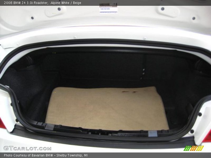 Alpine White / Beige 2008 BMW Z4 3.0i Roadster