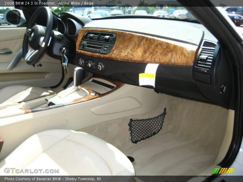 Alpine White / Beige 2008 BMW Z4 3.0i Roadster