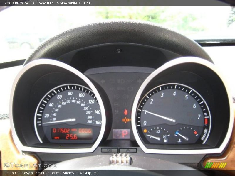 Alpine White / Beige 2008 BMW Z4 3.0i Roadster