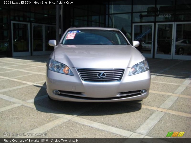 Moon Shell Mica / Light Gray 2008 Lexus ES 350