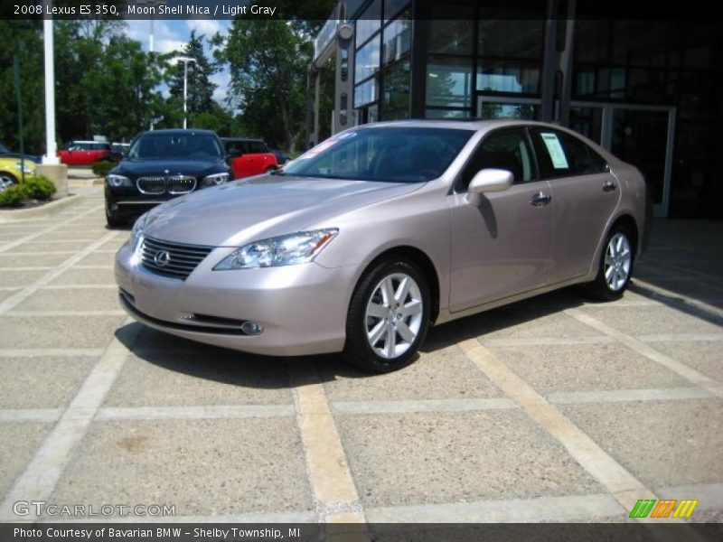 Moon Shell Mica / Light Gray 2008 Lexus ES 350