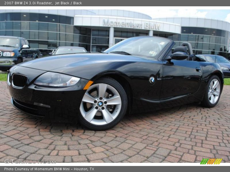 Jet Black / Black 2007 BMW Z4 3.0i Roadster