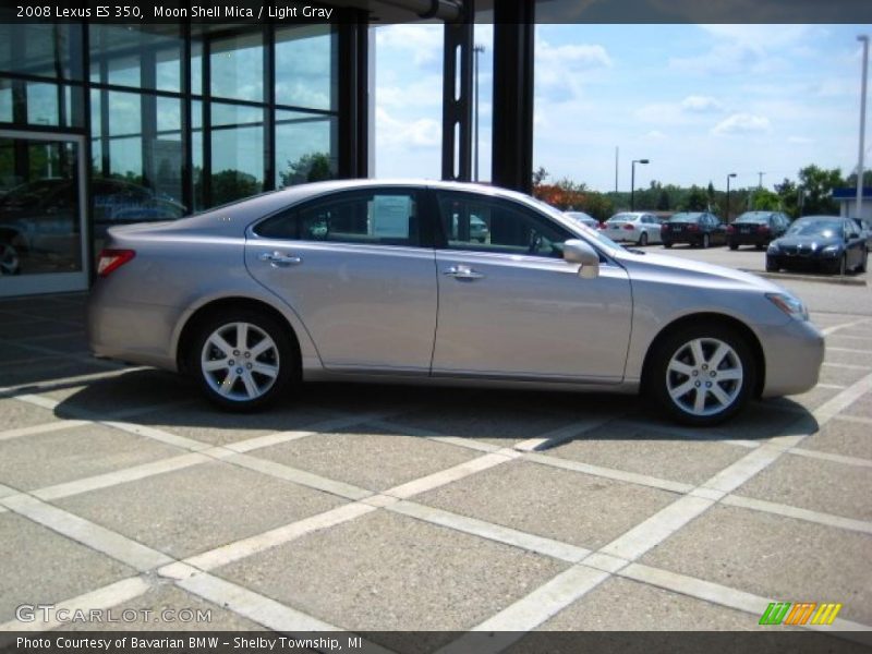 Moon Shell Mica / Light Gray 2008 Lexus ES 350