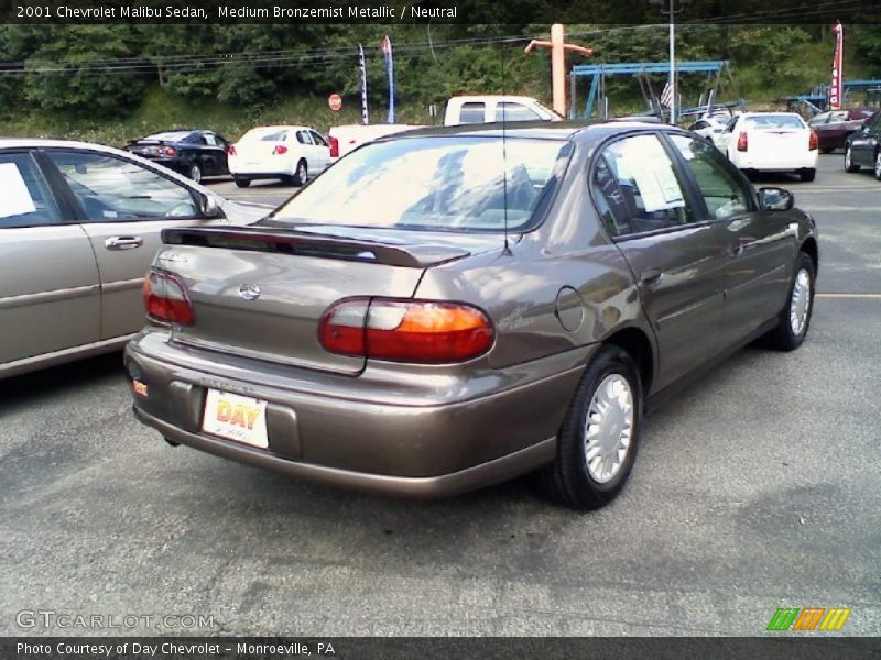 Medium Bronzemist Metallic / Neutral 2001 Chevrolet Malibu Sedan