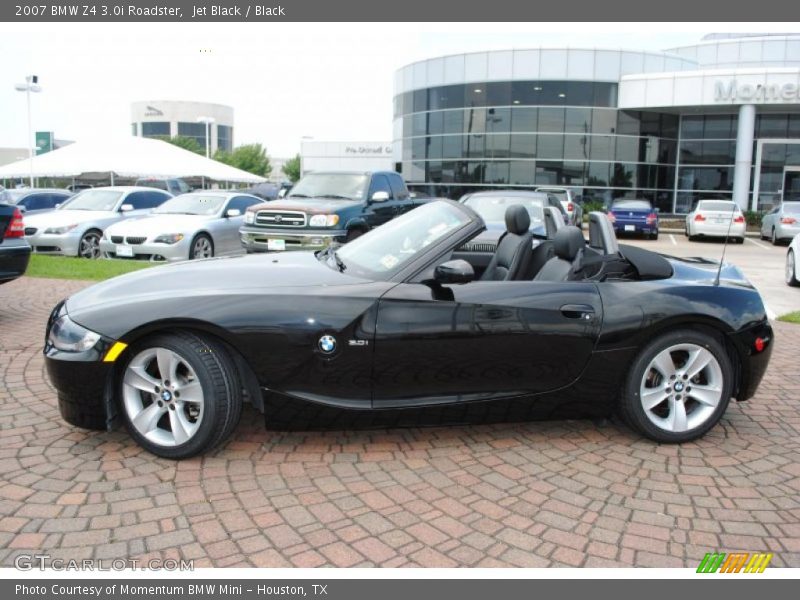 Jet Black / Black 2007 BMW Z4 3.0i Roadster