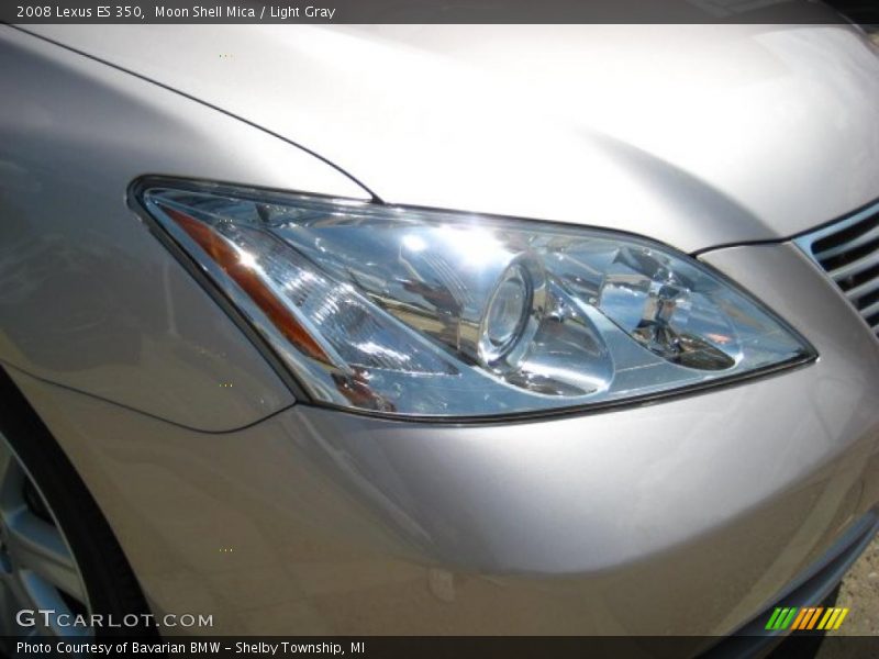 Moon Shell Mica / Light Gray 2008 Lexus ES 350