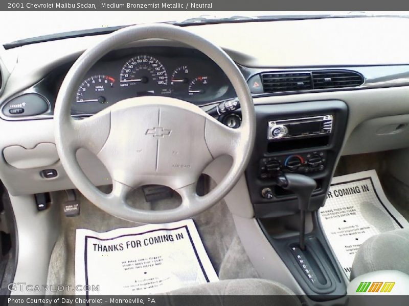 Medium Bronzemist Metallic / Neutral 2001 Chevrolet Malibu Sedan