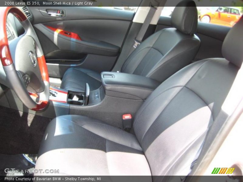 Moon Shell Mica / Light Gray 2008 Lexus ES 350