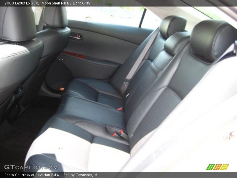 Moon Shell Mica / Light Gray 2008 Lexus ES 350