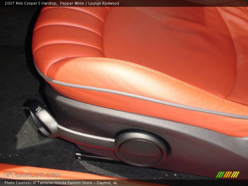 Pepper White / Lounge Redwood 2007 Mini Cooper S Hardtop