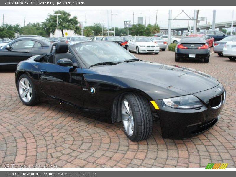 Jet Black / Black 2007 BMW Z4 3.0i Roadster