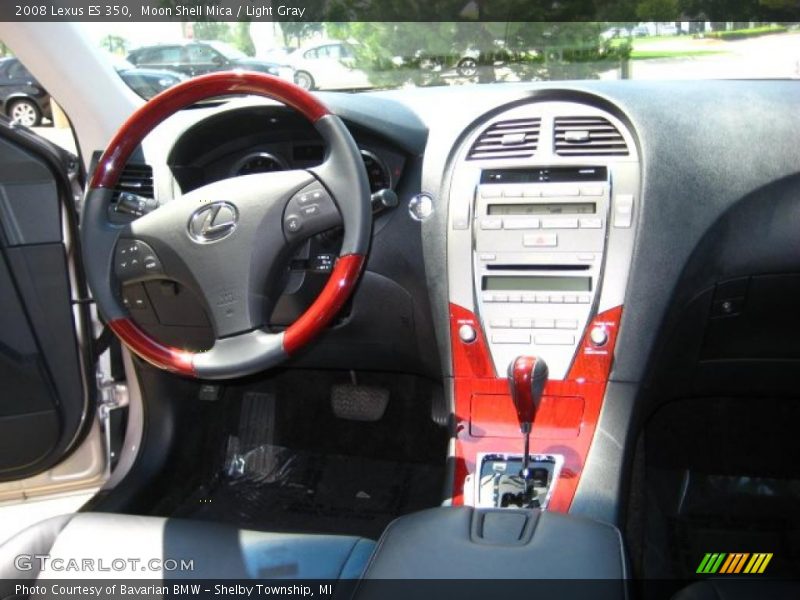 Moon Shell Mica / Light Gray 2008 Lexus ES 350
