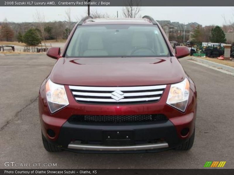 Cranberry Red Metallic / Beige 2008 Suzuki XL7 Luxury AWD