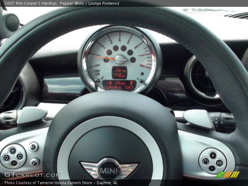Pepper White / Lounge Redwood 2007 Mini Cooper S Hardtop