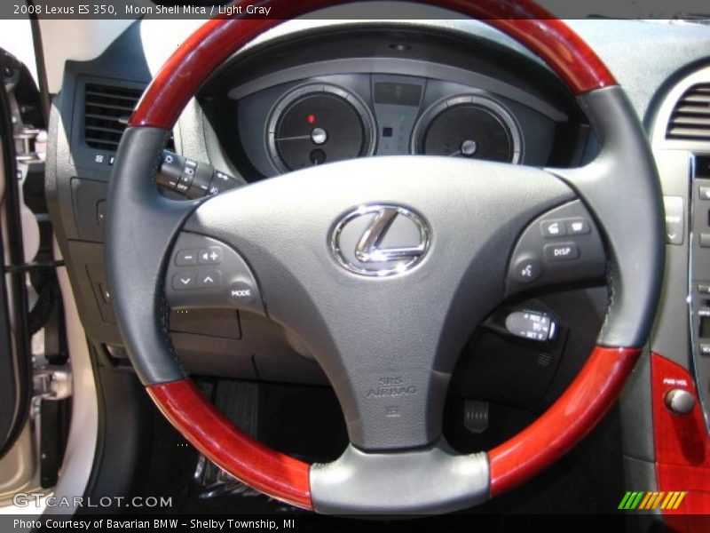 Moon Shell Mica / Light Gray 2008 Lexus ES 350