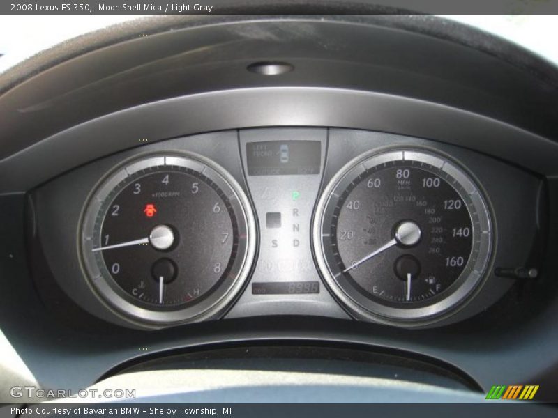 Moon Shell Mica / Light Gray 2008 Lexus ES 350