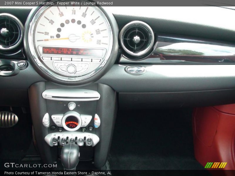 Pepper White / Lounge Redwood 2007 Mini Cooper S Hardtop