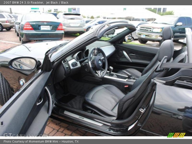 Jet Black / Black 2007 BMW Z4 3.0i Roadster