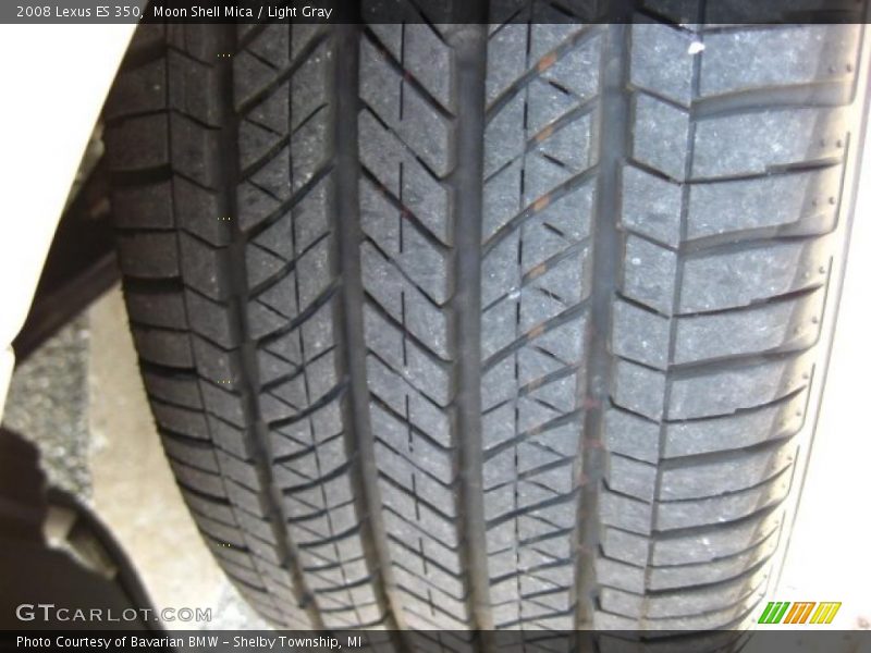 Moon Shell Mica / Light Gray 2008 Lexus ES 350