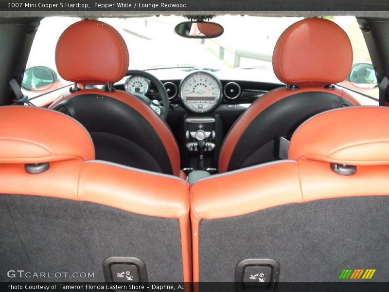 Pepper White / Lounge Redwood 2007 Mini Cooper S Hardtop