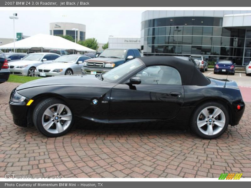 Jet Black / Black 2007 BMW Z4 3.0i Roadster