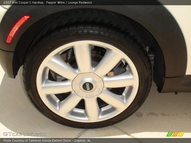 Pepper White / Lounge Redwood 2007 Mini Cooper S Hardtop