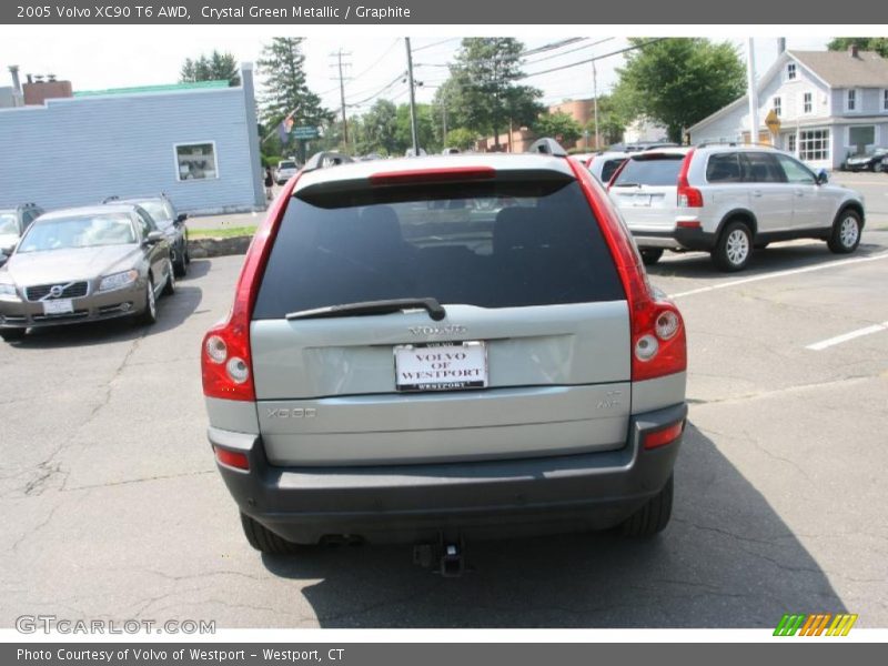 Crystal Green Metallic / Graphite 2005 Volvo XC90 T6 AWD