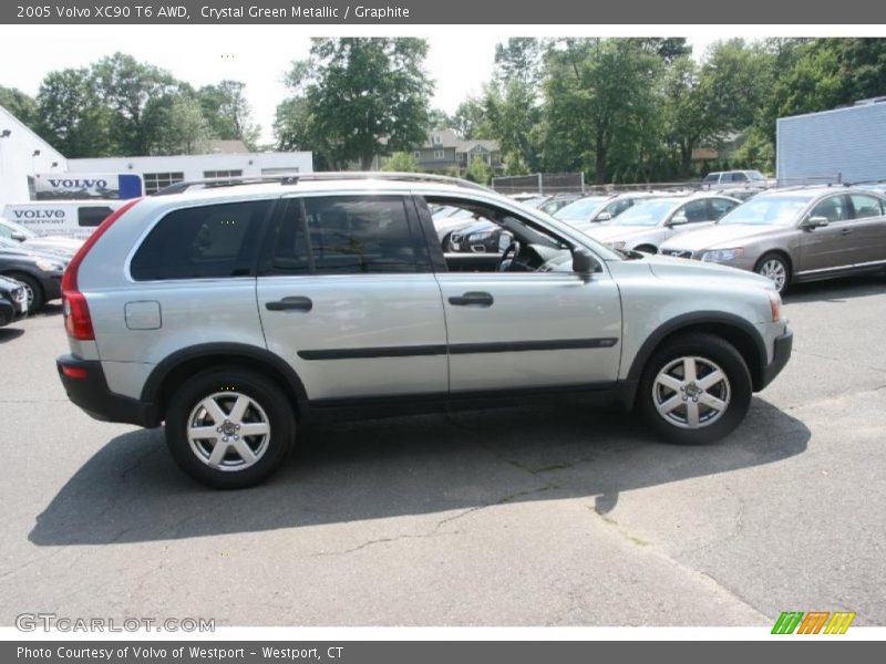 Crystal Green Metallic / Graphite 2005 Volvo XC90 T6 AWD