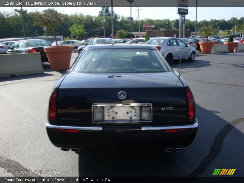 Sable Black / Black 1999 Cadillac Eldorado Coupe