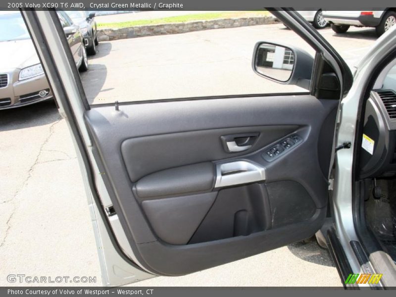 Crystal Green Metallic / Graphite 2005 Volvo XC90 T6 AWD