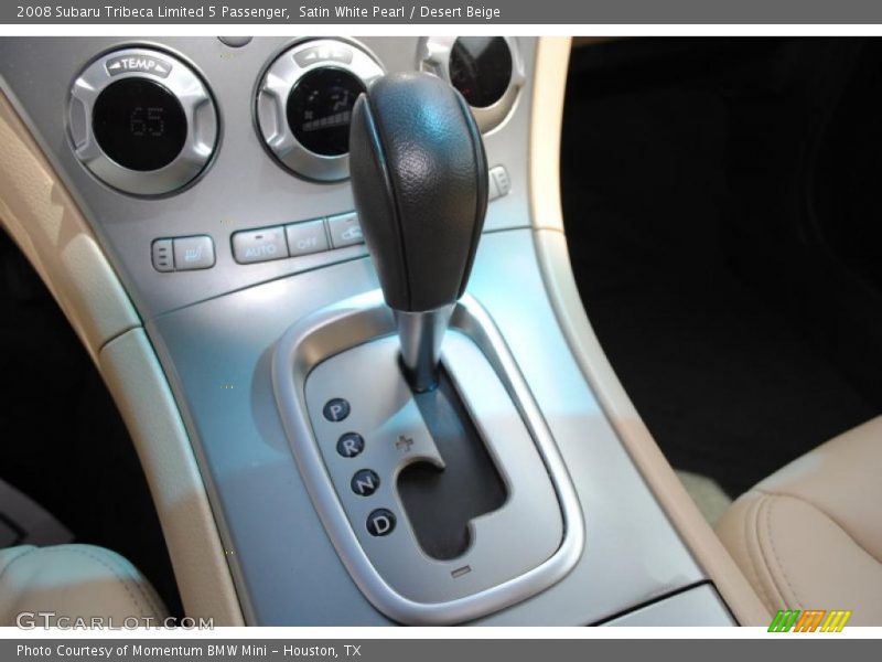 Satin White Pearl / Desert Beige 2008 Subaru Tribeca Limited 5 Passenger