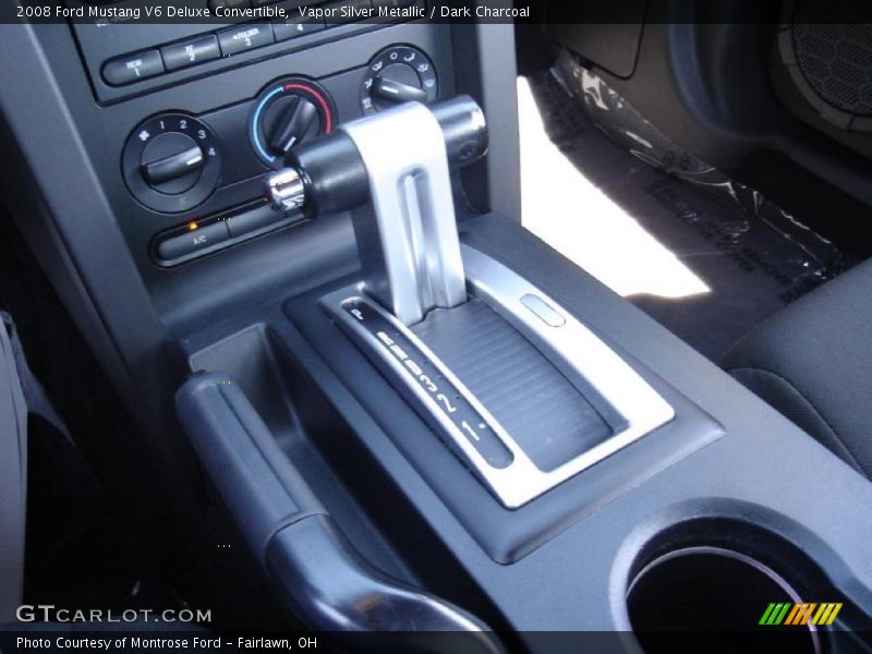 Vapor Silver Metallic / Dark Charcoal 2008 Ford Mustang V6 Deluxe Convertible