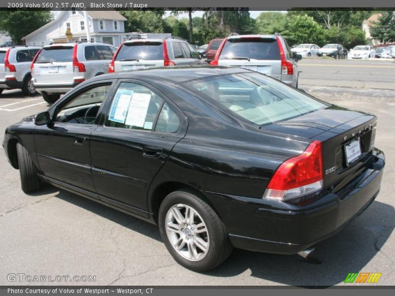 Black Stone / Taupe 2009 Volvo S60 2.5T AWD