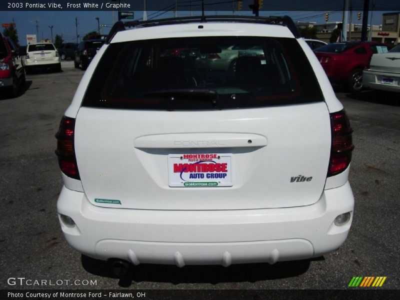 Frost White / Graphite 2003 Pontiac Vibe