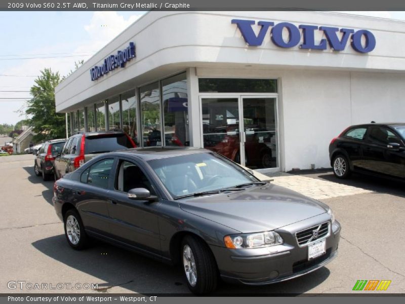 Titanium Grey Metallic / Graphite 2009 Volvo S60 2.5T AWD