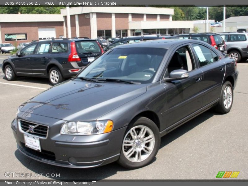 Titanium Grey Metallic / Graphite 2009 Volvo S60 2.5T AWD
