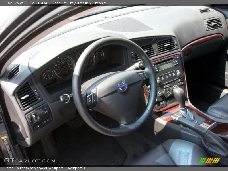 Titanium Grey Metallic / Graphite 2009 Volvo S60 2.5T AWD