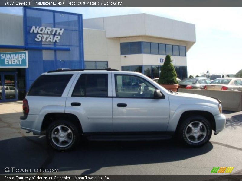 Moondust Metallic / Light Gray 2007 Chevrolet TrailBlazer LS 4x4