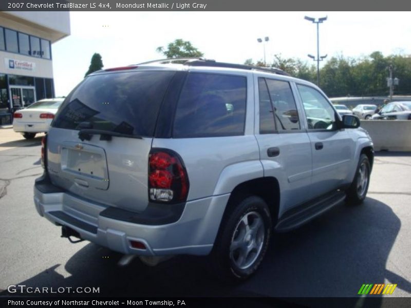 Moondust Metallic / Light Gray 2007 Chevrolet TrailBlazer LS 4x4