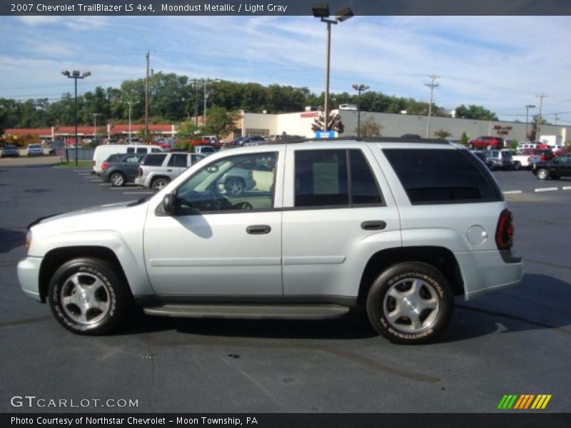 Moondust Metallic / Light Gray 2007 Chevrolet TrailBlazer LS 4x4
