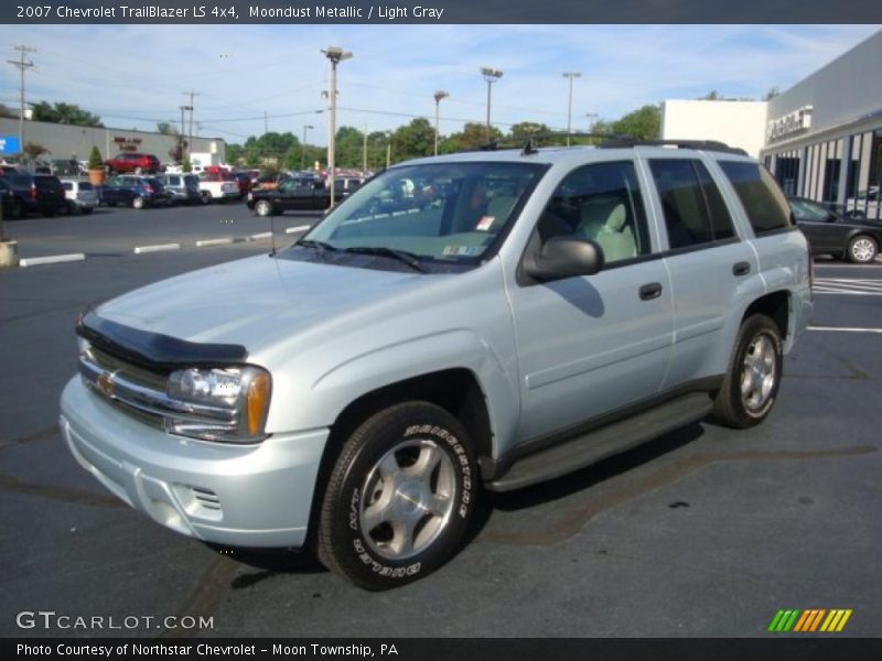 Moondust Metallic / Light Gray 2007 Chevrolet TrailBlazer LS 4x4