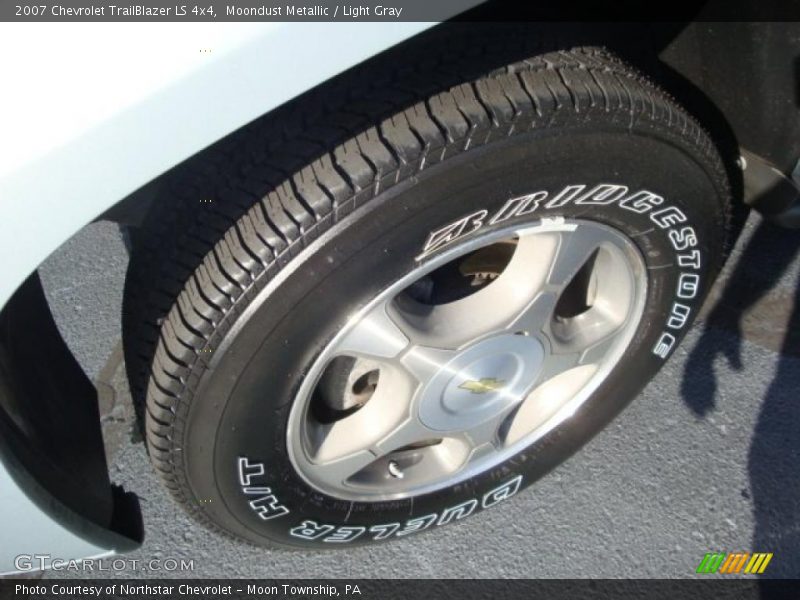 Moondust Metallic / Light Gray 2007 Chevrolet TrailBlazer LS 4x4
